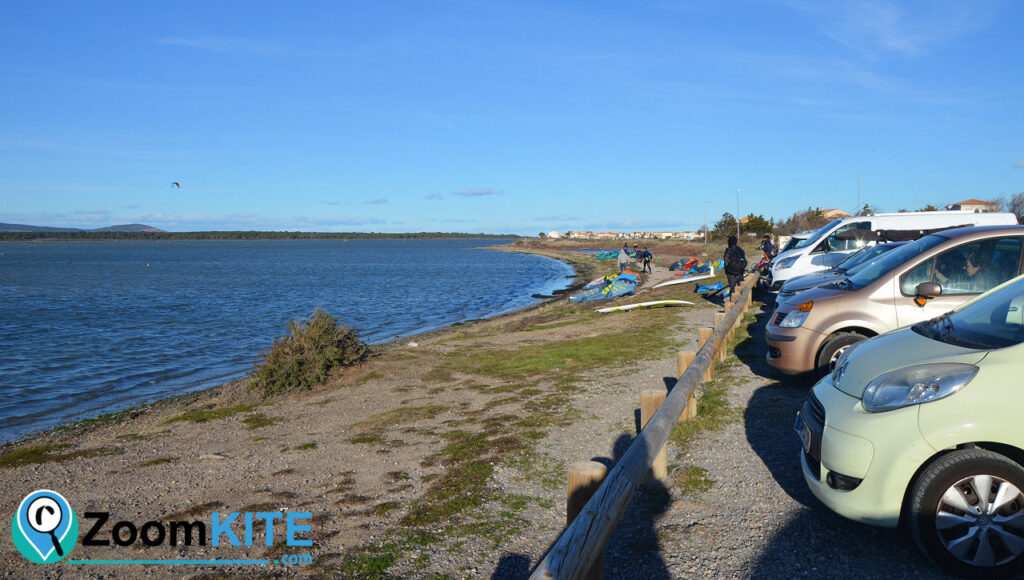 spot de kitesurf etang ingril a frontignan zoomkite