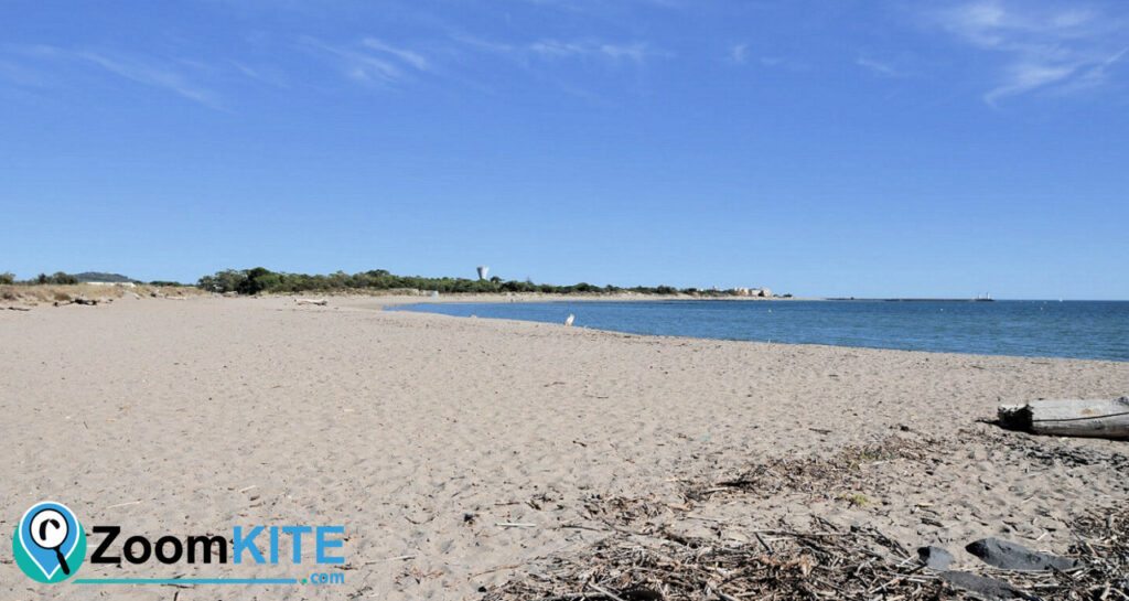 spot de kitesurf la tamarissière a agde zoomkite