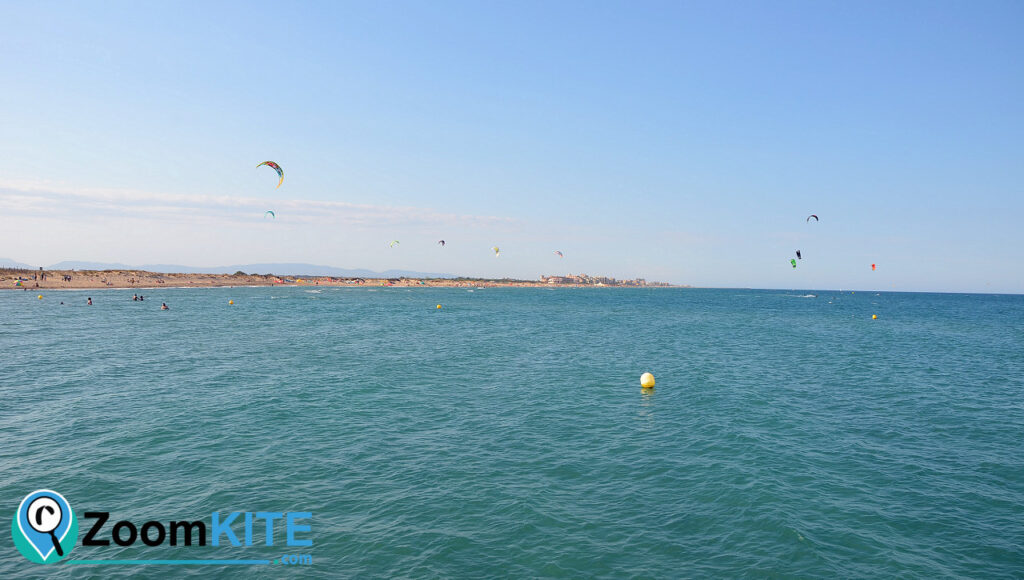 zone de baignade canet en roussillon kitesurf zoomkite