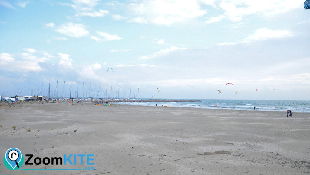 zone de kite la grande motte decollage zoomkite