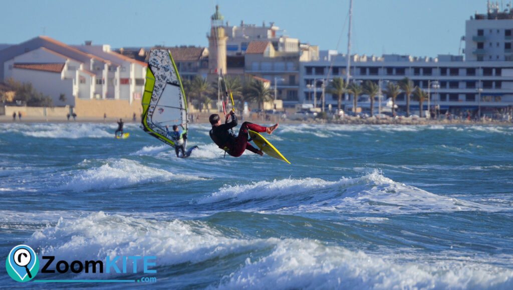 zone de kitesurf boucanet plage grau du roi surfkite zoomkite